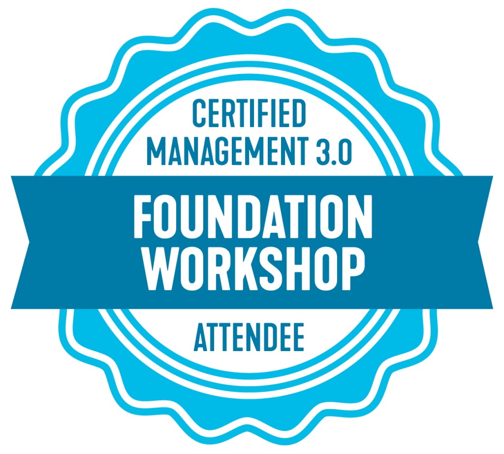 Certificación Certified Management 3.0 Foundation Workshop Attendee